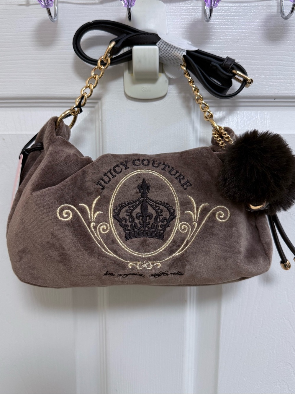 NWT Juicy Couture Juicy Magnifique Crossbody in Iced Coffee